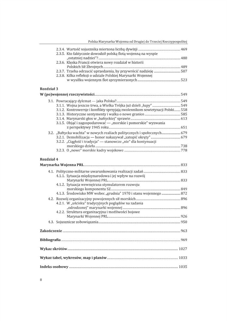 Polska Marynarka Wojenna od Drugiej do Trzeciej Rzeczypospolitej. Studium bezpieczeństwa morskiego państwa Polska Marynarka Wojenna od Drugiej do Trzeciej Rzeczypospolitej. Studium bezpieczeństwa morskiego państwa