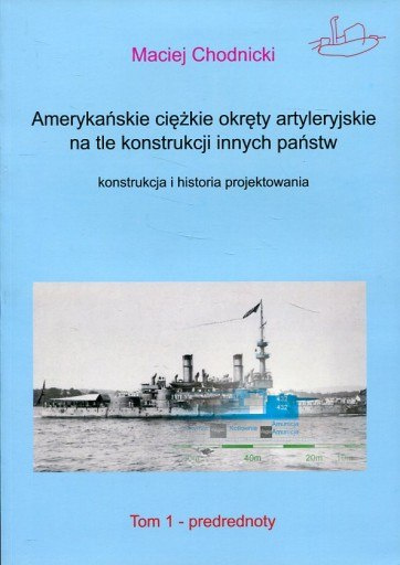 Amerykańskie ciężkie okręty artyleryjskie na tle konstrukcji innych państw. Konstrukcja i historia projektowania T.1 predrednoty