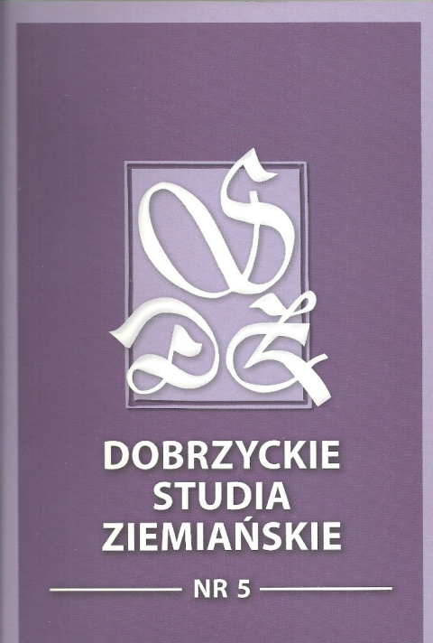 Dobrzyckie studia ziemiańskie Nr 5 Dobrzyckie studia ziemiańskie Nr 5