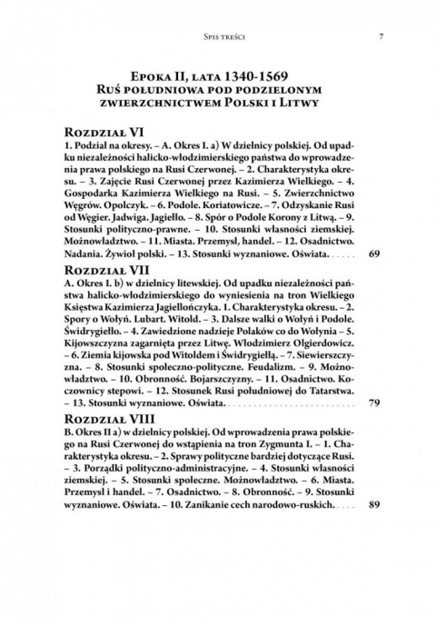 Historia Rusi południowej do upadku Rzeczypospolitej Historia Rusi południowej do upadku Rzeczypospolitej