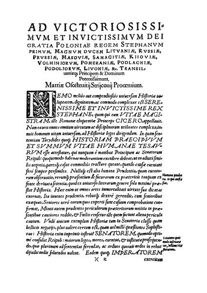 Kronika Polska, Litewska, Żmódzka y wszystkiey Rusi przez Macieja Osostewiciusa Striykowskiego dostatecznie napisana 1582 Kronika Polska, Litewska, Żmódzka y wszystkiey Rusi przez Macieja Osostewiciusa Striykowskiego dostatecznie napisana 1582