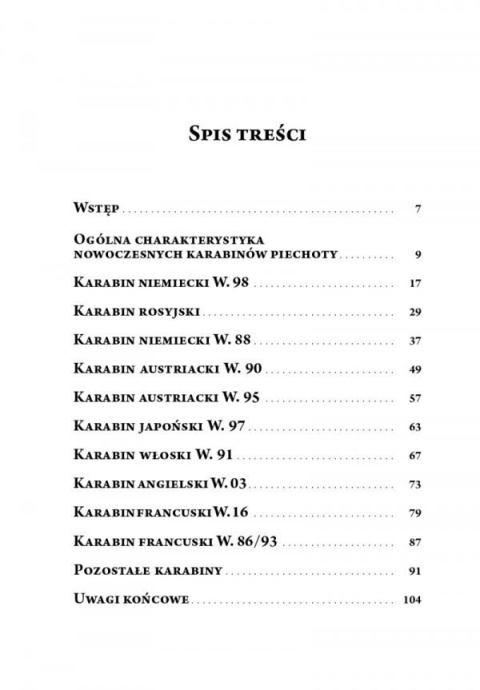 Nauka o broni. Karabiny piechoty Nauka o broni. Karabiny piechoty