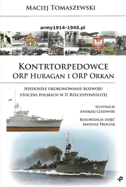 Kontrtorpedowce ORP Huragan i ORP Orkan. Niedoszłe ukoronowanie rozwoju stoczni polskich w II Rzeczypospolitej