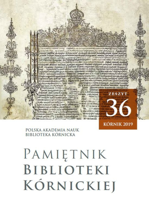 Pamiętnik Biblioteki Kórnickiej. Zeszyt 36