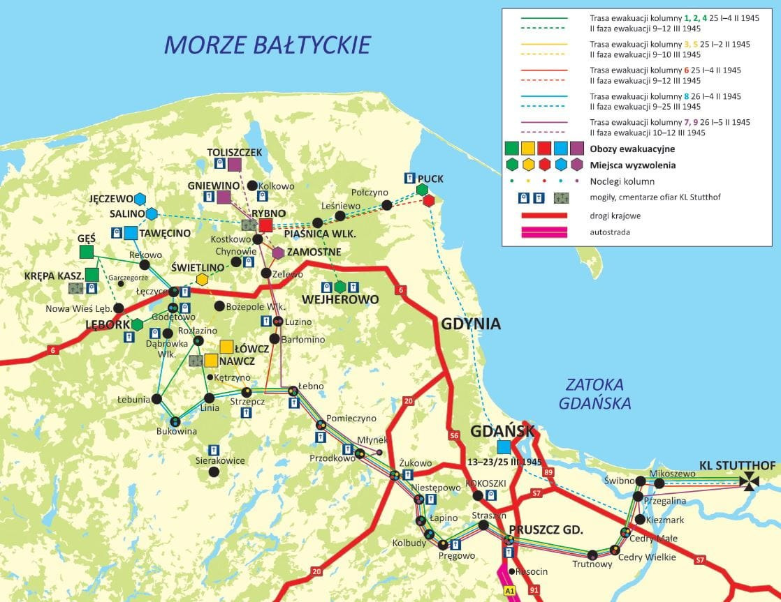 Śladami Marszu Śmierci więźniów KL Stutthof Śladami Marszu Śmierci więźniów KL Stutthof