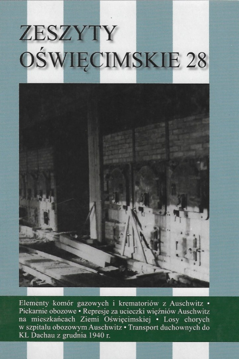 Zeszyty Oświęcimskie nr 28 Zeszyty Oświęcimskie nr 28