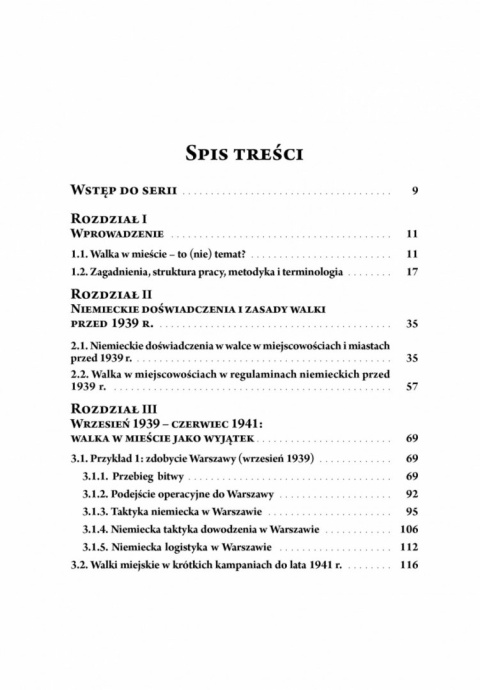 Wehrmacht w walce miejskiej 1939-1942 Wehrmacht w walce miejskiej 1939-1942