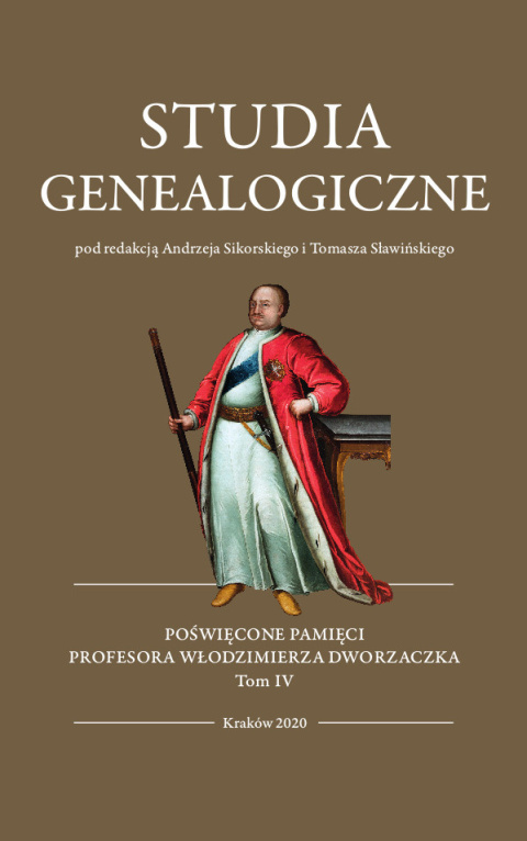 Studia genealogiczne poświęcone pamięci prof. Włodzimierza Dworzaczka tom IV