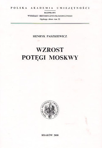 Wzrost potęgi Moskwy Wzrost potęgi Moskwy