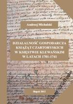 Działalność gospodarcza książąt Czartoryskich w księstwie klewańskim w latach 1701-1741