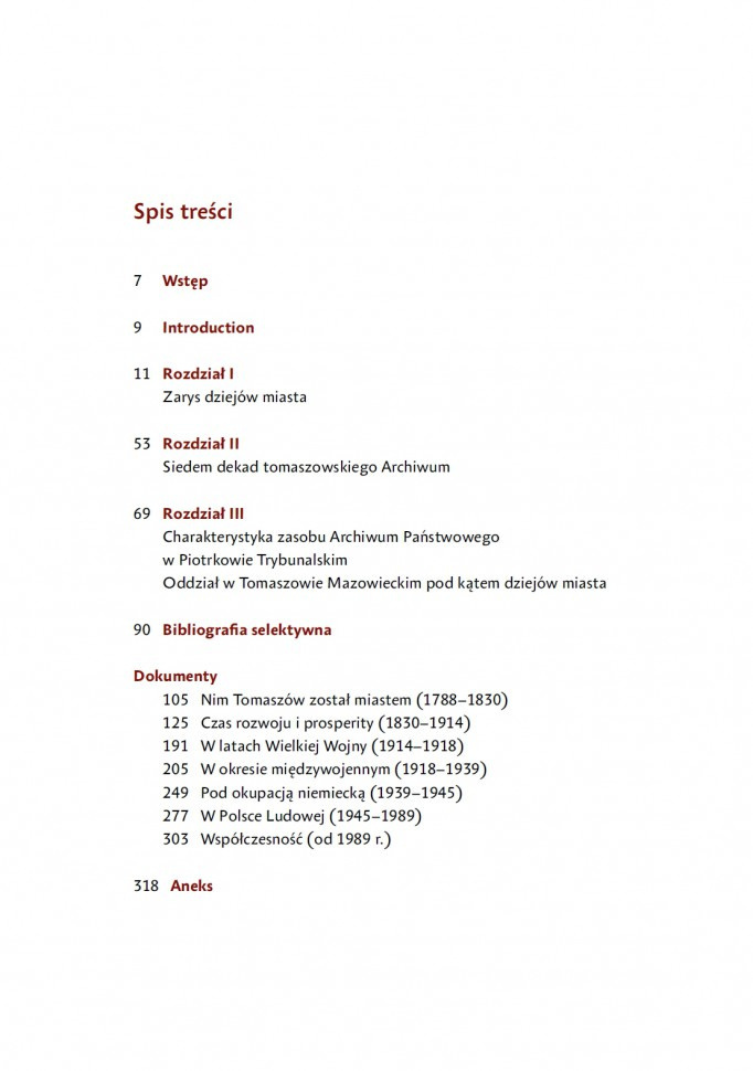 Dzieje Tomaszowa Mazowieckiego w źródłach archiwalnych zaklęte Dzieje Tomaszowa Mazowieckiego w źródłach archiwalnych zaklęte