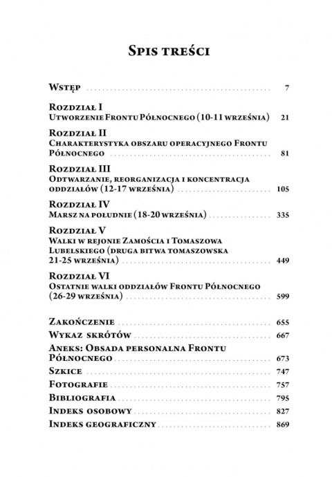 Front Północny. Organizacja i walki we wrześniu 1939 roku Front Północny. Organizacja i walki we wrześniu 1939 roku