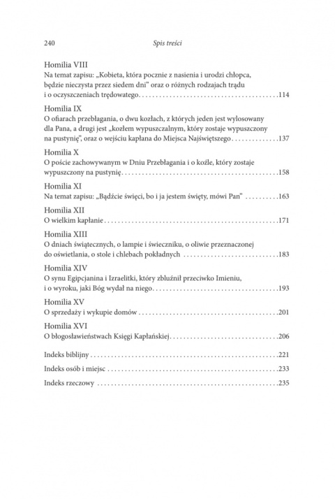 Homilie o księdze kapłańskiej Homilie o księdze kapłańskiej