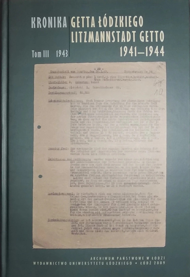 Kronika getta łódzkiego / Litzmannstadt getto 1941-1944 - zestaw - tom I, II, III, IV, V Kronika getta łódzkiego / Litzmannstadt getto 1941-1944 - zestaw - tom I, II, III, IV, V
