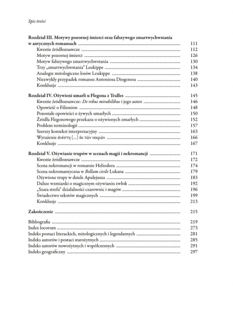 Pogańskie zmartwychwstania. Studium wyobrażeń o powrocie do życia w grecko-rzymskiej literaturze okresu cesarstwa Pogańskie zmartwychwstania. Studium wyobrażeń o powrocie do życia w grecko-rzymskiej literaturze okresu cesarstwa
