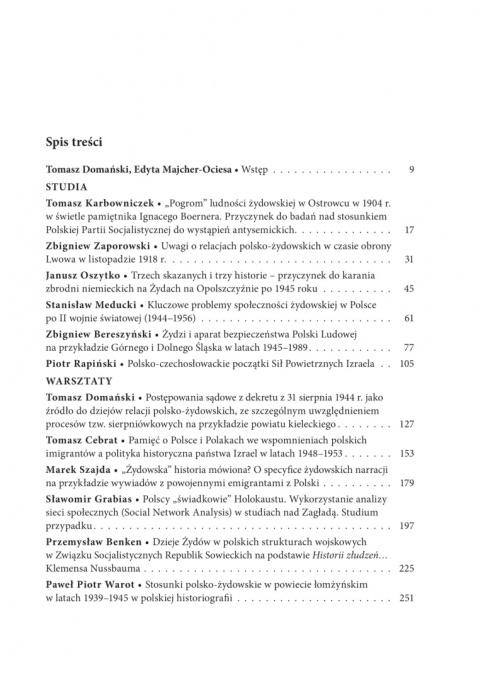 Relacje polsko-żydowskie w XX wieku. Badania - kontrowersje - perspektywy Relacje polsko-żydowskie w XX wieku. Badania - kontrowersje - perspektywy