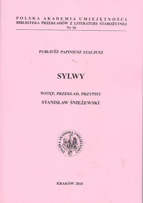 Sylwy. Publiusz Papiniusz Stacjusz