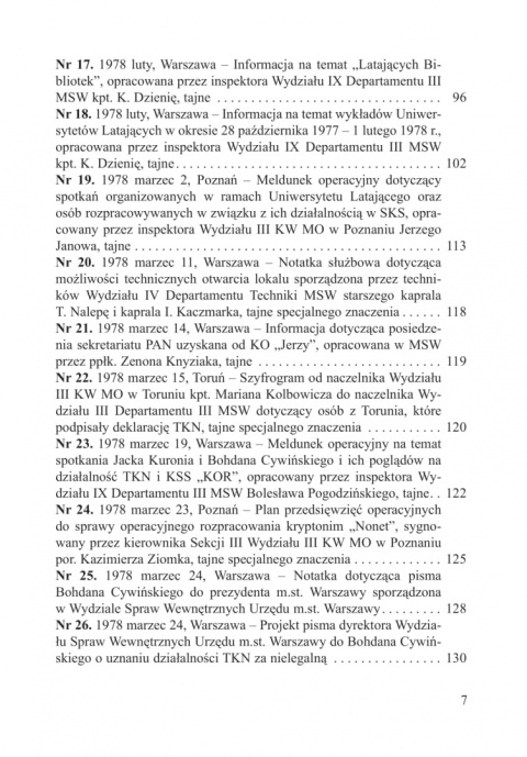 Kryptonim Pegaz. Służba Bezpieczeństwa wobec Towarzystwa Kursów Naukowych 1978-1980 Kryptonim Pegaz. Służba Bezpieczeństwa wobec Towarzystwa Kursów Naukowych 1978-1980