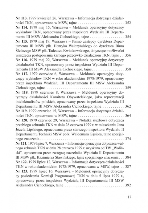 Kryptonim Pegaz. Służba Bezpieczeństwa wobec Towarzystwa Kursów Naukowych 1978-1980 Kryptonim Pegaz. Służba Bezpieczeństwa wobec Towarzystwa Kursów Naukowych 1978-1980