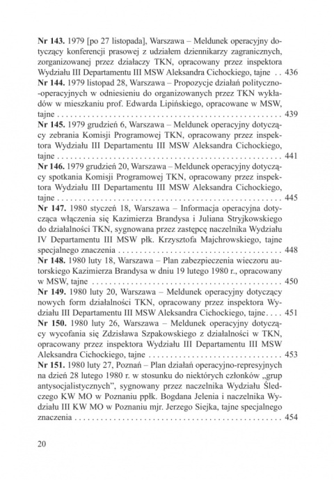 Kryptonim Pegaz. Służba Bezpieczeństwa wobec Towarzystwa Kursów Naukowych 1978-1980 Kryptonim Pegaz. Służba Bezpieczeństwa wobec Towarzystwa Kursów Naukowych 1978-1980