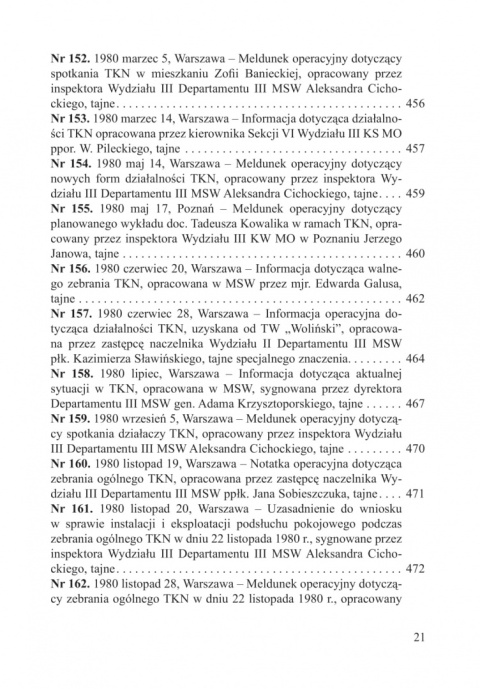 Kryptonim Pegaz. Służba Bezpieczeństwa wobec Towarzystwa Kursów Naukowych 1978-1980 Kryptonim Pegaz. Służba Bezpieczeństwa wobec Towarzystwa Kursów Naukowych 1978-1980