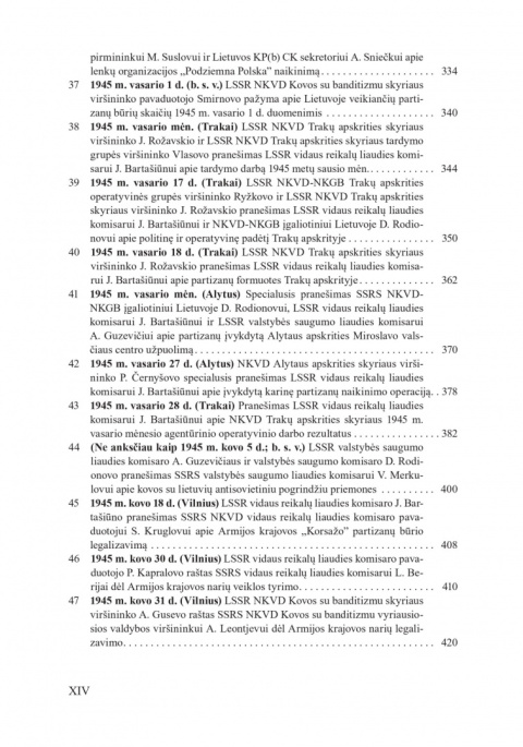 Sowiecki aparat represji wobec litewskiego i polskiego podziemia 1944-1945 Sowiecki aparat represji wobec litewskiego i polskiego podziemia 1944-1945