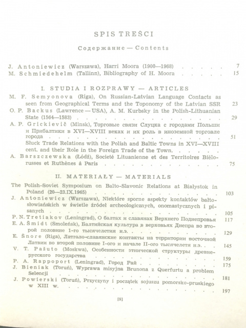 Acta Baltico-Slavica 6. Archeologia, Historia, Ethnographia et Linguarum Scientia Acta Baltico-Slavica 6. Archeologia, Historia, Ethnographia et Linguarum Scientia