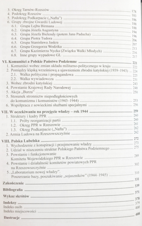 Komuniści na Rzeszowszczyźnie 1918-1944/1945 Komuniści na Rzeszowszczyźnie 1918-1944/1945