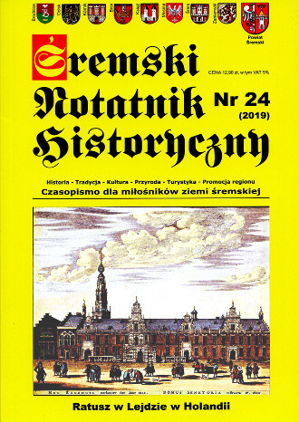 Śremski Notatnik Historyczny nr 24 (2019)