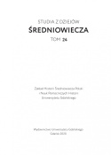 Studia z dziejów średniowiecza Tom 24