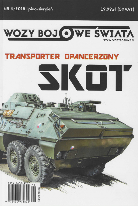 Transporter opancerzony Skot. Wozy bojowe świata nr 4/2018 lipiec-sierpień Transporter opancerzony Skot. Wozy bojowe świata nr 4/2018 lipiec-sierpień