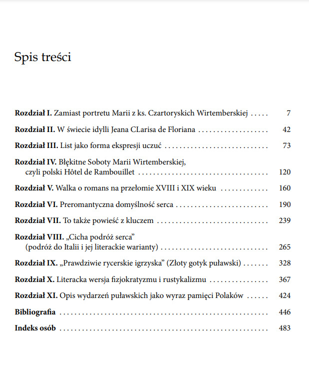 Twórczość Marii z ks. Czartoryskich ks. Wirtemberskiej. Literatura i obyczaj Twórczość Marii z ks. Czartoryskich ks. Wirtemberskiej. Literatura i obyczaj