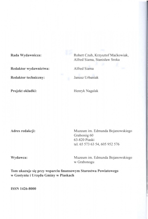 Grabonoskie Zapiski Regionalne nr 15