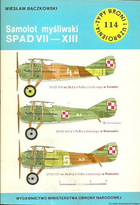 Samolot myśliwski SPAD VII - XIII Samolot myśliwski SPAD VII - XIII