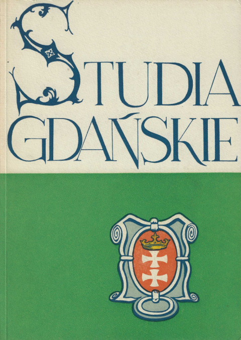 Studia gdańskie, Tom II Studia gdańskie, Tom II