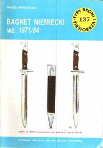 Bagnet niemiecki wz. 1871/84 Bagnet niemiecki wz. 1871/84