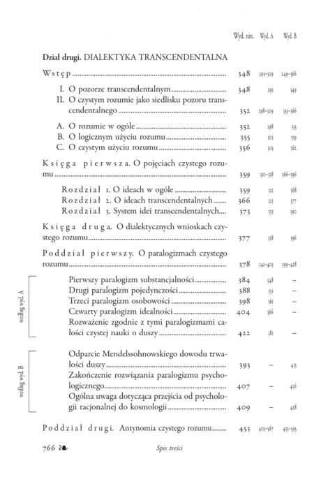 Immanuel Kant. Dzieła zebrane, t. II Krytyka czystego rozumu Immanuel Kant. Dzieła zebrane, t. II Krytyka czystego rozumu