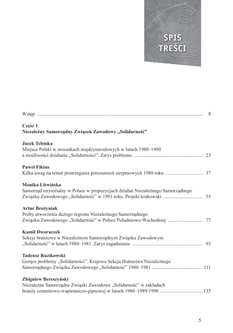 Od nadziei do niepodległości NSZZ Solidarność 1980-1989/90 Studia i szkice Od nadziei do niepodległości NSZZ Solidarność 1980-1989/90 Studia i szkice