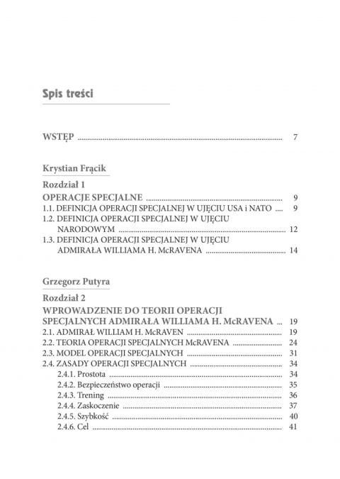 Operacje specjalne w świetle teorii adm. McRavena Operacje specjalne w świetle teorii adm. McRavena