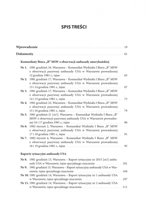 Post po Karnawale. Amerykańskie placówki dyplomatyczne w PRL wobec pierwszych tygodni stanu wojennego Post po Karnawale. Amerykańskie placówki dyplomatyczne w PRL wobec pierwszych tygodni stanu wojennego