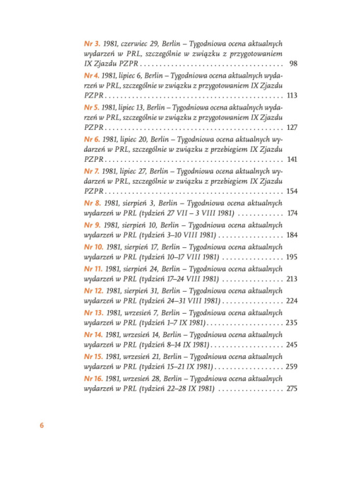 Raporty polskie Stasi 1981-1989. Tom 1. W przededniu stanu wojennego: czerwiec-grudzień 1981 Raporty polskie Stasi 1981-1989. Tom 1. W przededniu stanu wojennego: czerwiec-grudzień 1981