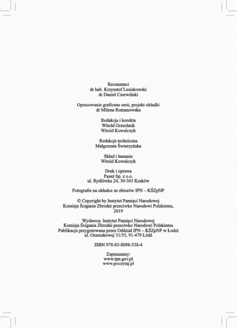 Struktury i kadra kierownicza urzędów bezpieczeństwa publicznego w województwie łódzkim w latach 1945–1956 Struktury i kadra kierownicza urzędów bezpieczeństwa publicznego w województwie łódzkim w latach 1945–1956