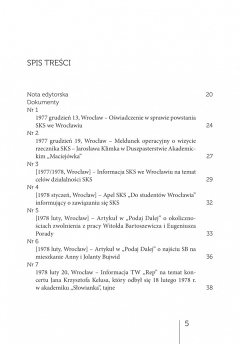 Studencki Komitet Solidarności we Wrocławiu 1977-1980. T. 1,2,3. Monografia, Relacje, Dokumenty - komplet Studencki Komitet Solidarności we Wrocławiu 1977-1980. T. 1,2,3. Monografia, Relacje, Dokumenty - komplet