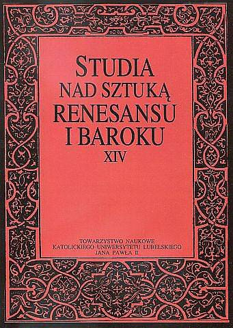 Studia nad sztuką renesansu i baroku, tom XIV