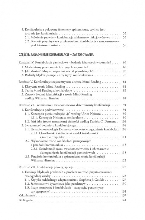 Umysł konfabulujący. Analiza kognitywistyczna Umysł konfabulujący. Analiza kognitywistyczna