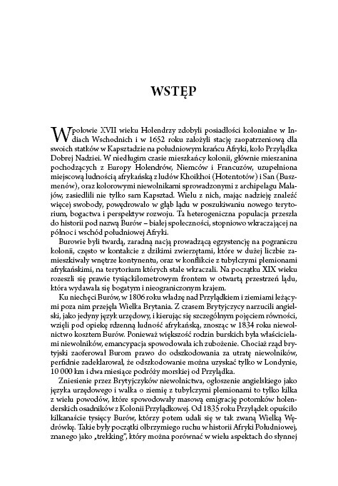 Wielki Trek. Wędrówka Burów w Afryce Południowej Wielki Trek. Wędrówka Burów w Afryce Południowej
