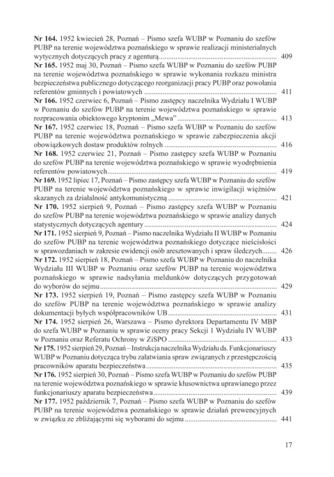 Aparat bezpieczeństwa w województwie poznańskim 1945–1956 Aparat bezpieczeństwa w województwie poznańskim 1945–1956