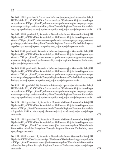 Franciszka Skwierczyńskiego tajna kronika szczecińskiej „Solidarności” w latach 1980-1982 Franciszka Skwierczyńskiego tajna kronika szczecińskiej „Solidarności” w latach 1980-1982