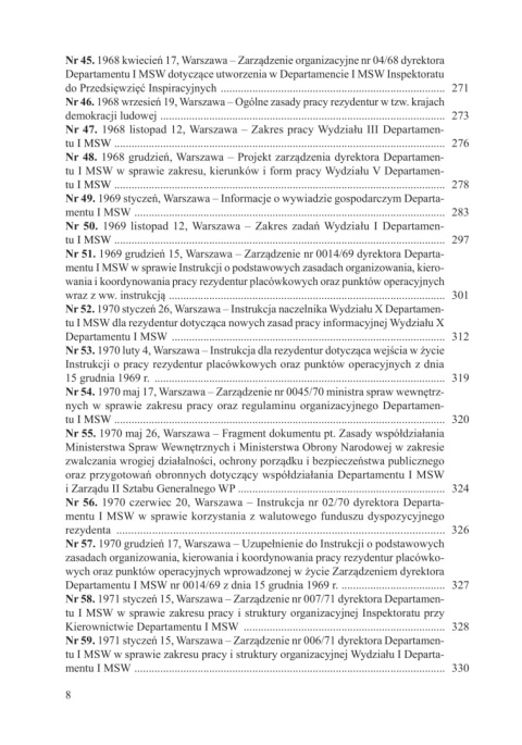 Instrukcje i przepisy wywiadu cywilnego PRL z lat 1953-1990 Instrukcje i przepisy wywiadu cywilnego PRL z lat 1953-1990