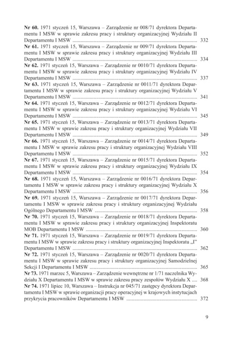 Instrukcje i przepisy wywiadu cywilnego PRL z lat 1953-1990 Instrukcje i przepisy wywiadu cywilnego PRL z lat 1953-1990